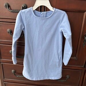 Primary Sky Blue Long Sleeve girls dress/tunic